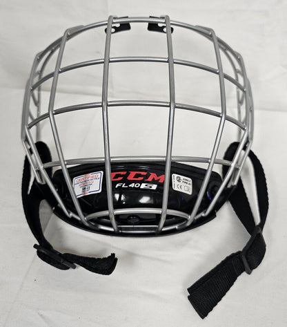 CCM FL40 Hockey Helmet Cage, Silver, Size: S