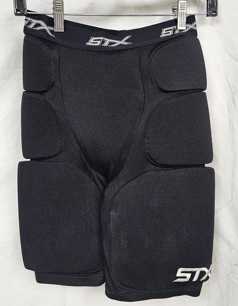 STX Lacrosse Padded Goalie Pants, Black, Size: Small/Medium