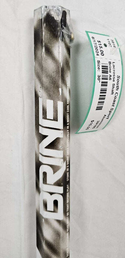 Brine A6 Aluminum Lacrosse Shaft, Size: 30in.