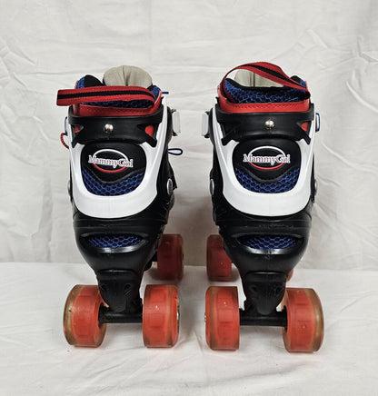 MammyGol Adjustable Kids Roller Skates with Light Up Wheels, Size: 1-4