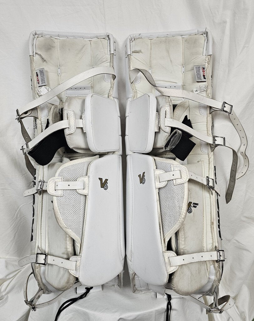 Vaughn Velocity V6 1000i Intermediate Goalie Leg Pads, Size: 31in.+ 2in.