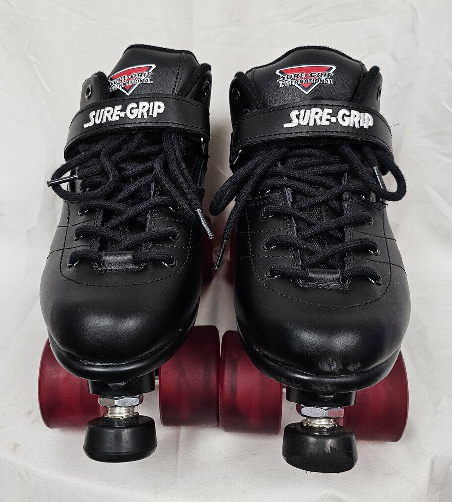 Sure-Grip International Rebel Quad Skates, Black, Size: 11