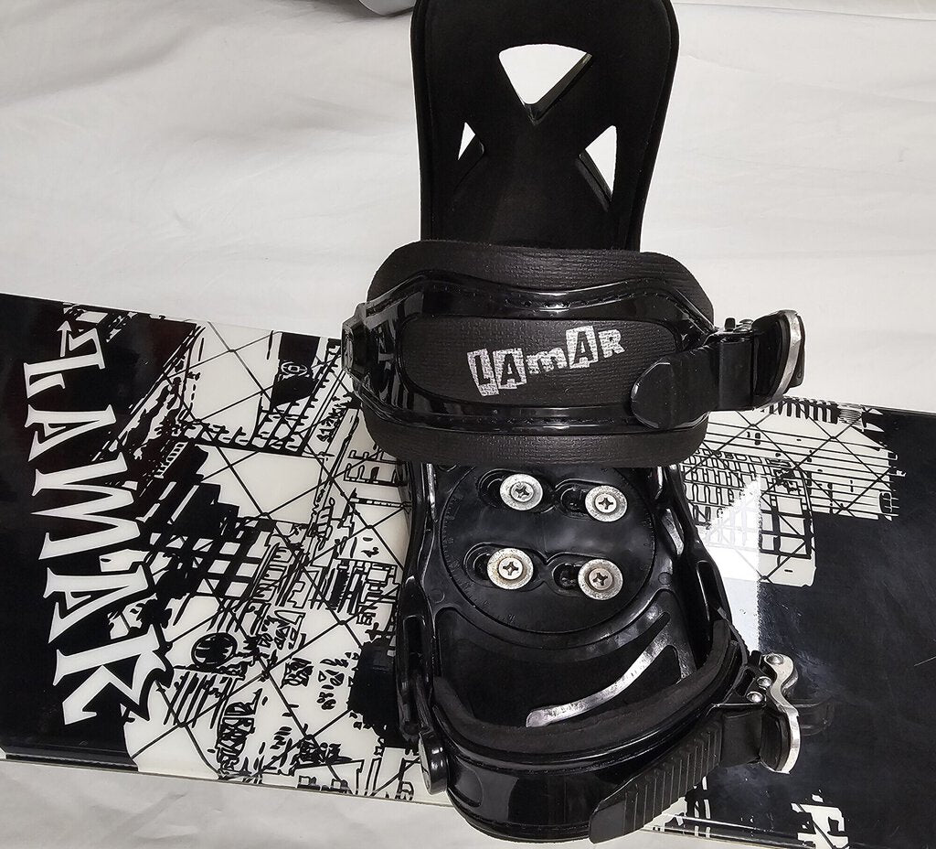 Lamar Team Mini Snowboard wirth Lamar Bindings, Size: 125cm