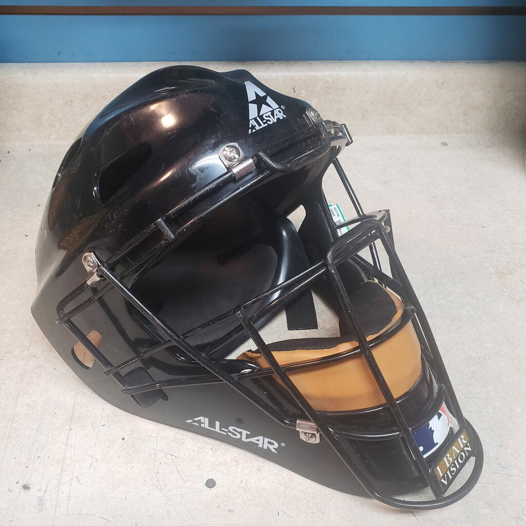 All-Star Catchers Helmet, Bbl/Sftb, Size: Sr