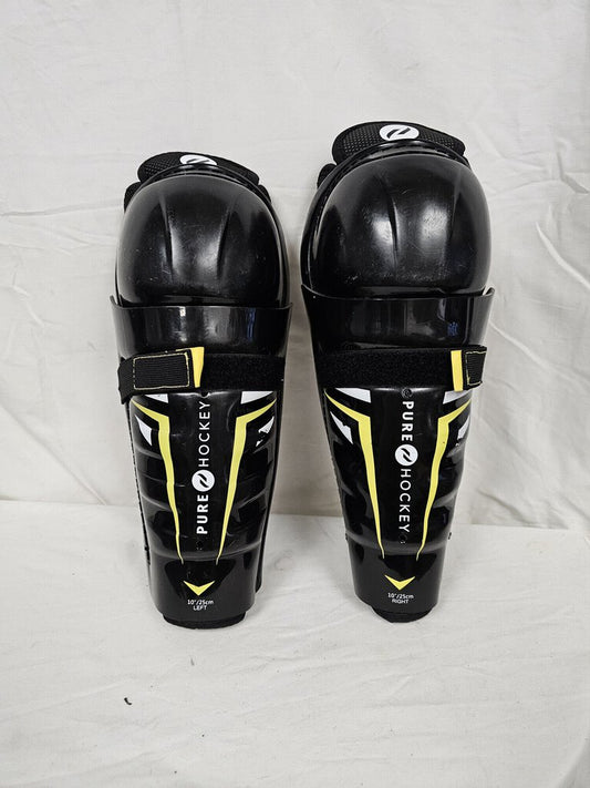 Pure Hockey Brand Hockey Shin Guards, Size: 10in.