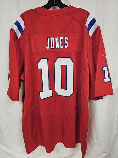 New England Patriots #10 Mac Jones Jersey, Red, Size: XL
