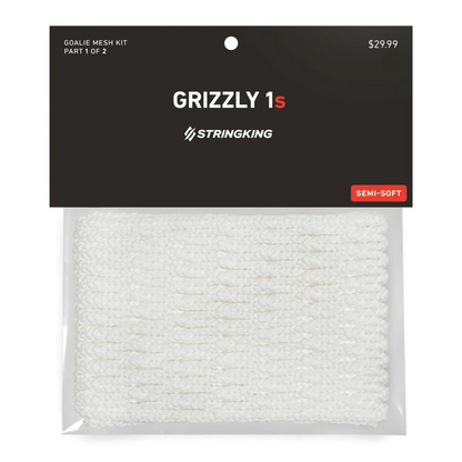 STRINGKING Grizzly 1S Semi-Soft Performance Mesh Piece - Goalie