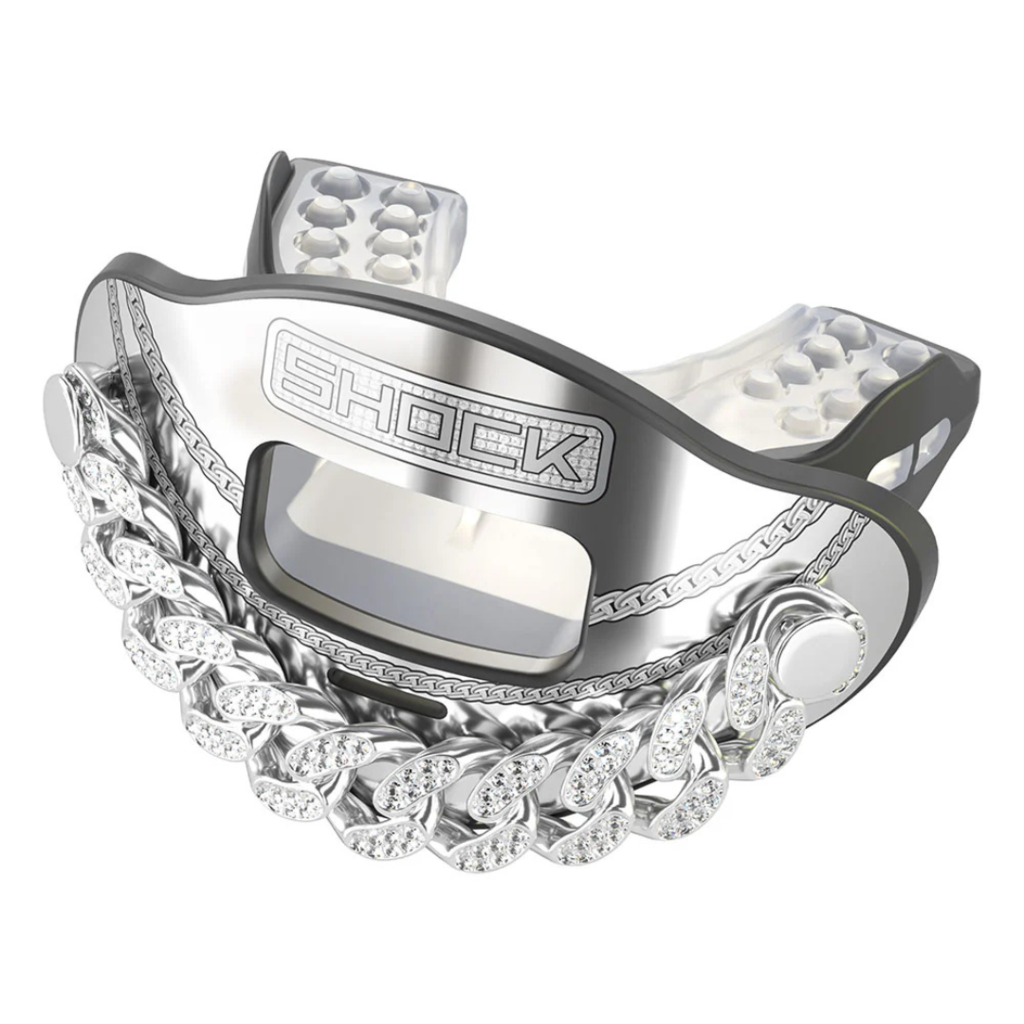 SHOCK DOCTOR Max Airflow 3D Ice Chain Football Mouthguard