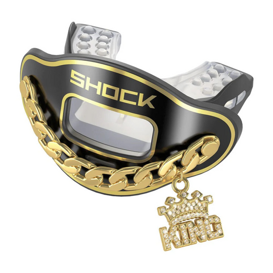 SHOCK DOCTOR Max AirFlow 3D Chain Jewel King Football Mouthguard