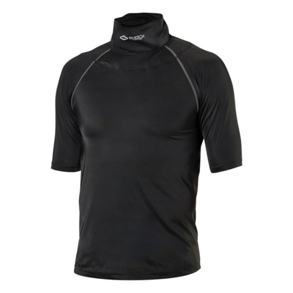 SHOCK DOCTOR Ultra Compression Hockey Short Sleeve Shirt With Integrated Neck Guard
