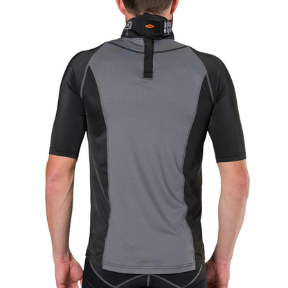 SHOCK DOCTOR Ultra Compression Hockey Short Sleeve Shirt With Integrated Neck Guard
