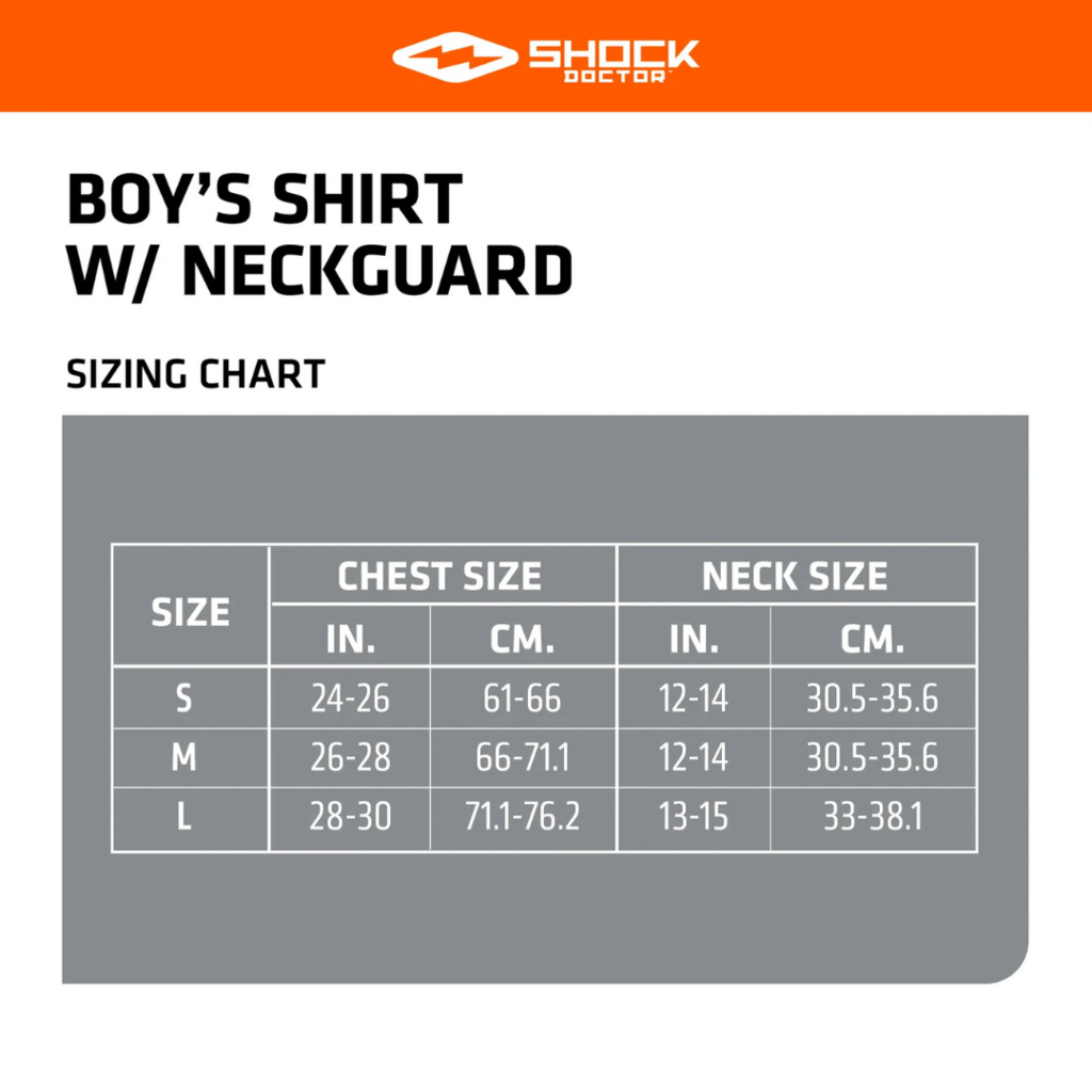 SHOCK DOCTOR Ultra Compression Hockey Short Sleeve Shirt With Integrated Neck Guard