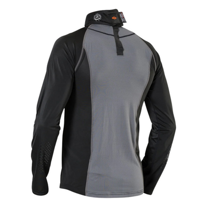SHOCK DOCTOR Ultra Compression Hockey Long Sleeve Shirt With Integrated Neck Guard