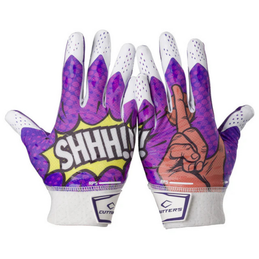 CUTTERS SHH! Rev Pro 5.0 Limited-Edition Youth Receiver Gloves