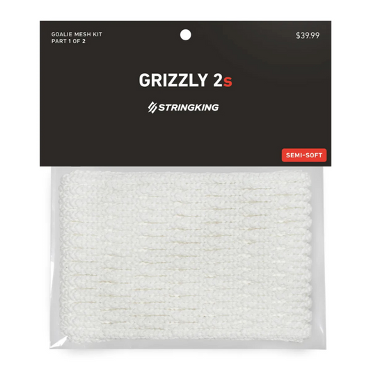 STRINGKING Grizzly 2S Semi-Soft Performance Mesh Piece - Goalie