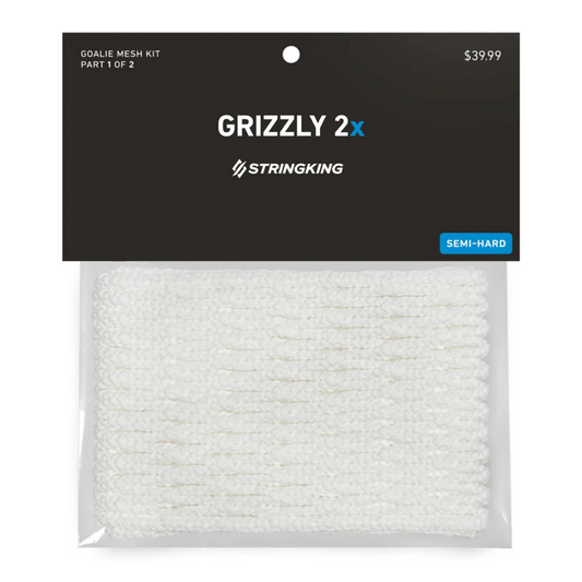 STRINGKING Grizzly 2X Semi-Hard Performance Mesh Piece - Goalie