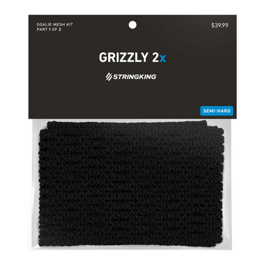 STRINGKING Grizzly 2X Semi-Hard Performance Mesh Piece - Goalie