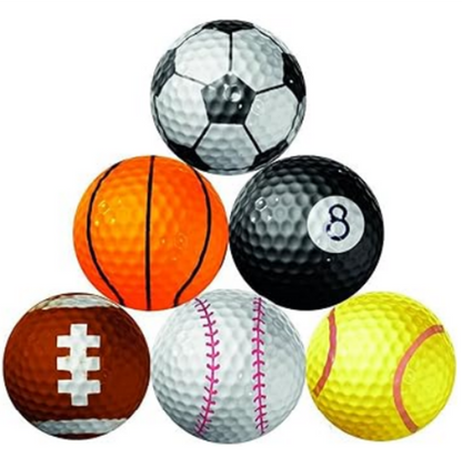 Longeridge Sports Golf Balls, 6 pack
