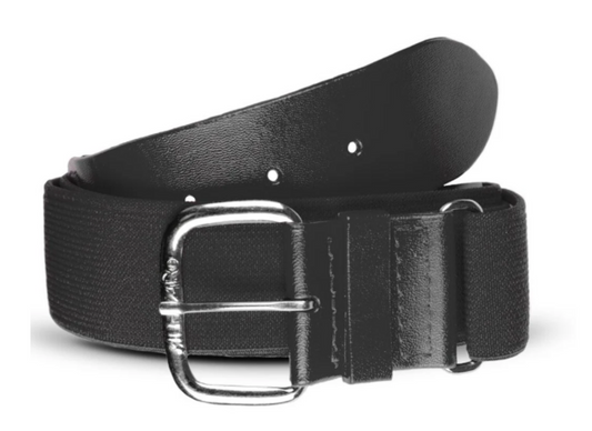 All-Star Adjustable Baseball/Softball Belt, Adult, Black