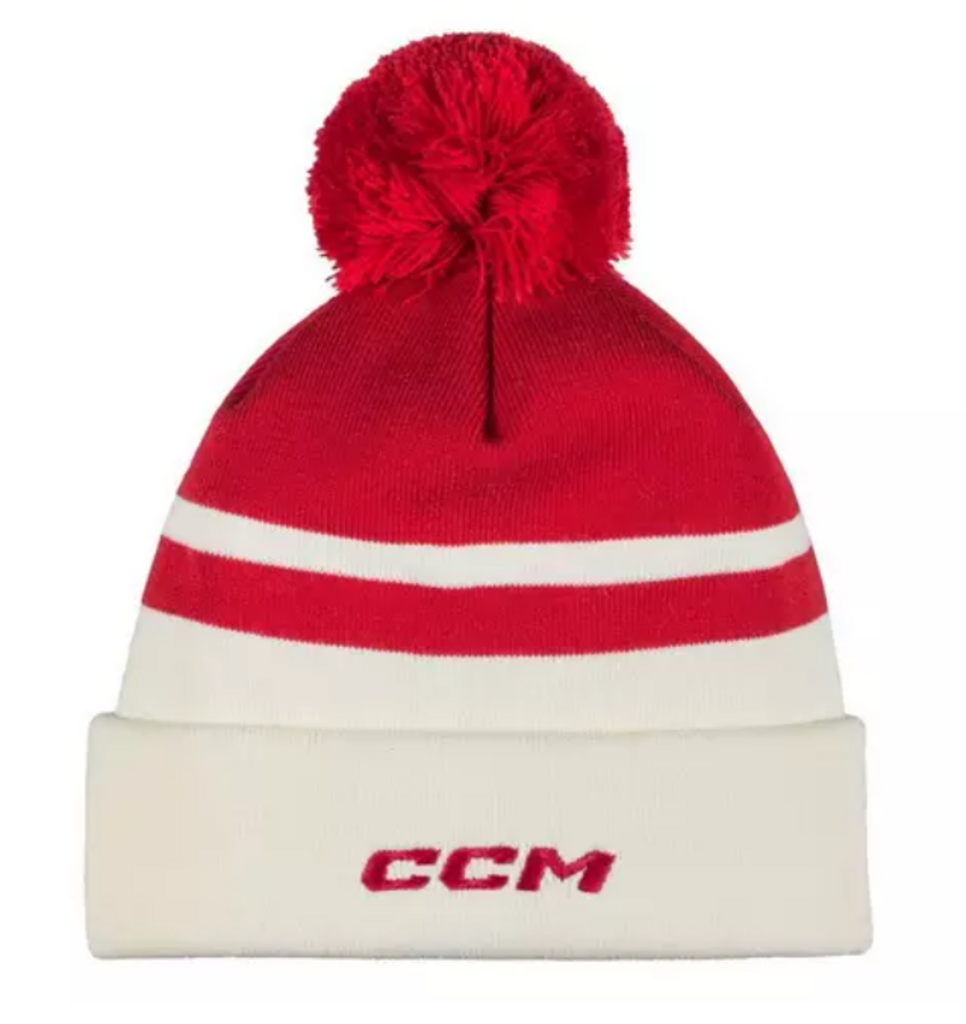 CCM Team Pom Knit Hat - Size Adult