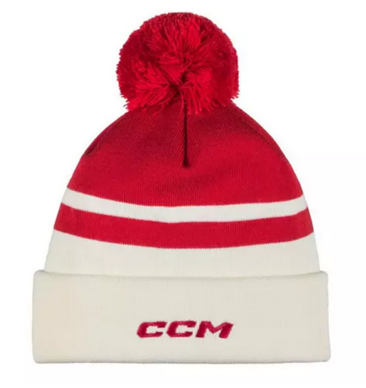 CCM Team Pom Knit Hat - Size Adult