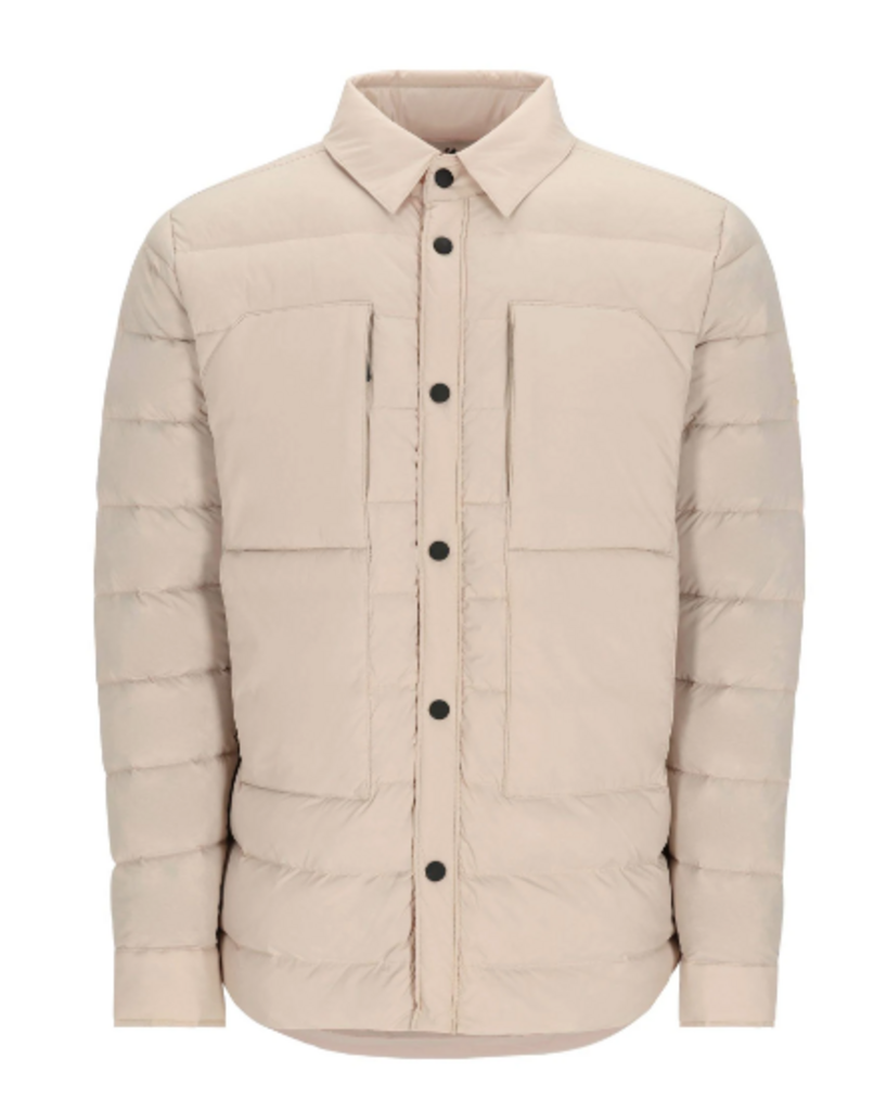 Obermeyer Explorer Mens Down Shirt - Cement - Small