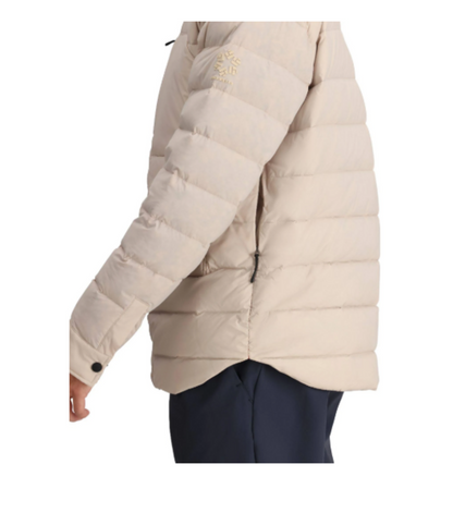 Obermeyer Explorer Mens Down Shirt - Cement - Small