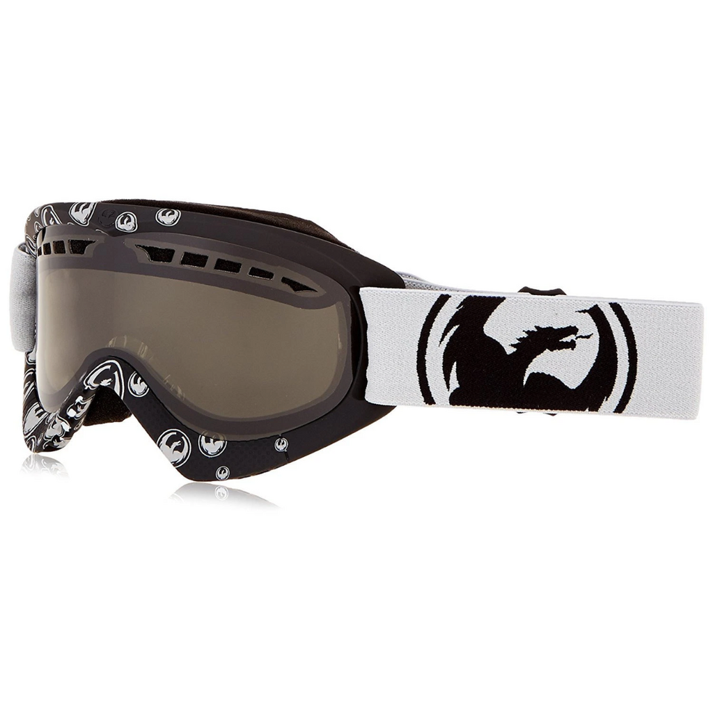 Dragon Alliance DXs Goggles | Ski/Snowboard | Grey Icon | Smoke | Kids OSFM