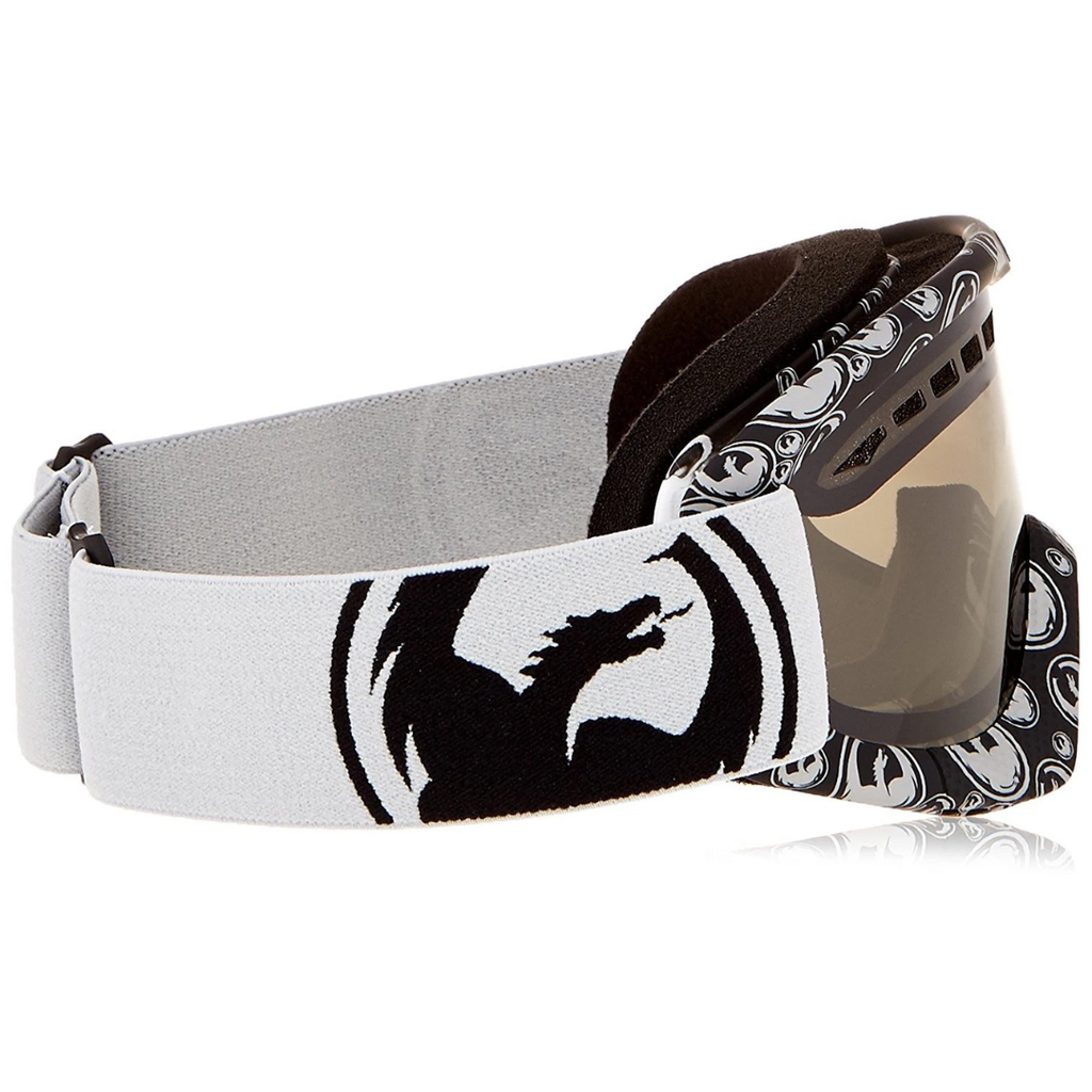 Dragon Alliance DXs Goggles | Ski/Snowboard | Grey Icon | Smoke | Kids OSFM