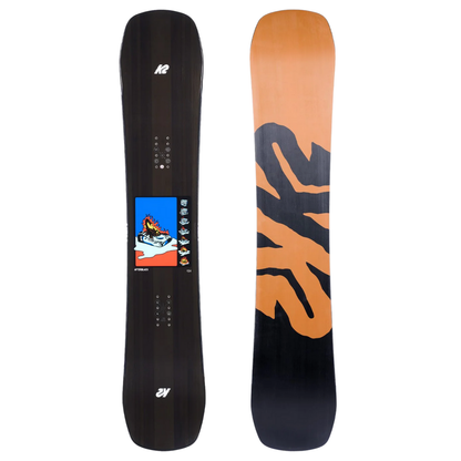 K2 Afterblack 2023 Snowboard | 151cm | Freestyle/All-Mountain | True Twin