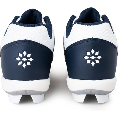 Rip-It Diamond Softball Cleats | Women's 10 | Navy/White | Molded Plastic Cleat