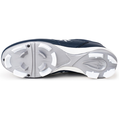 Rip-It Diamond Softball Cleats | Women's 10 | Navy/White | Molded Plastic Cleat