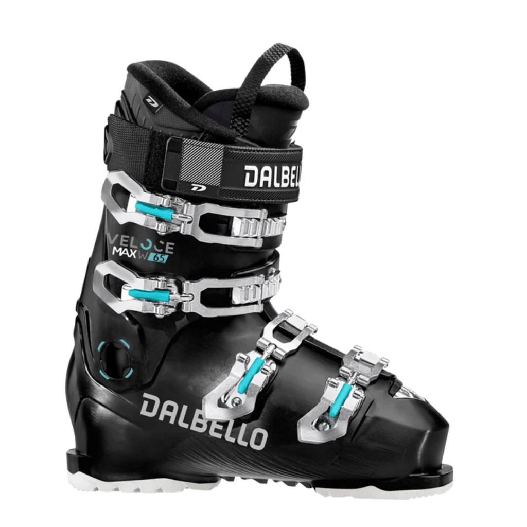 Dalbello Veloce Max 65 W 2025 Women's Ski Boots | Mondopoint: 24/24.5 | Flex: 65 | Black/Black