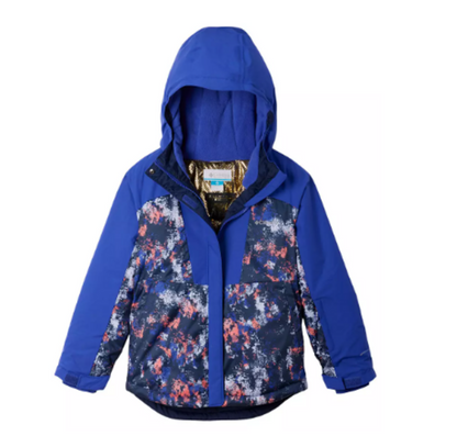 Columbia Girls Mighty Mogul III Printed SKi/Snowboard Jacket - Size Large