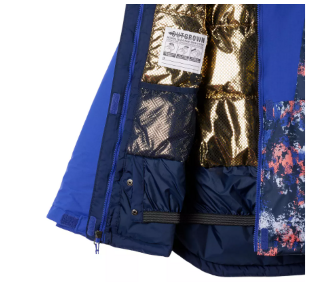 Columbia Girls Mighty Mogul III Printed SKi/Snowboard Jacket - Size Large