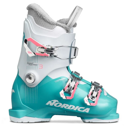 2026 Nordica Speedmachine J3 Girls Ski Boots - Size 23.5
