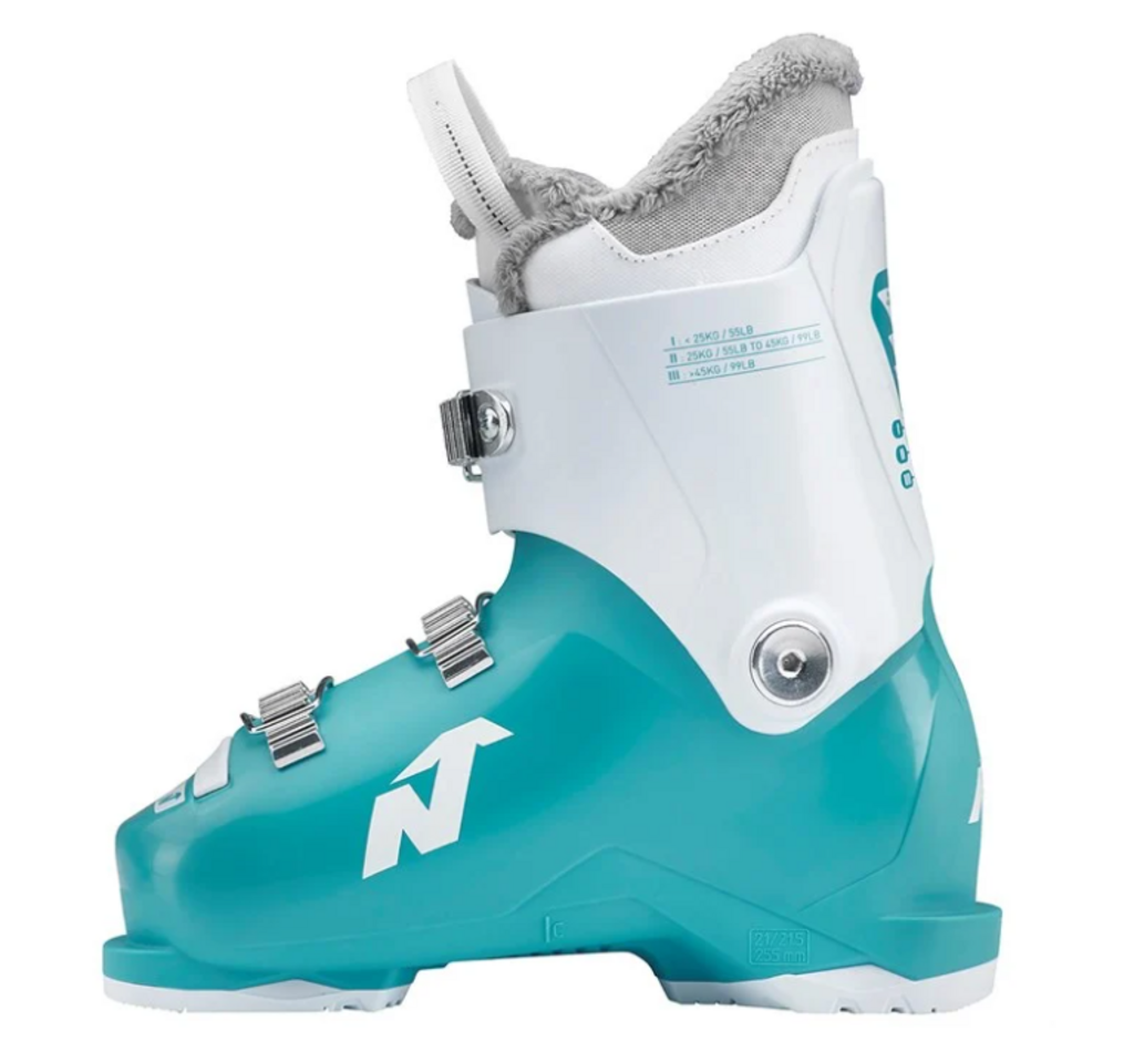 2026 Nordica Speedmachine J3 Girls Ski Boots - Size 23.5