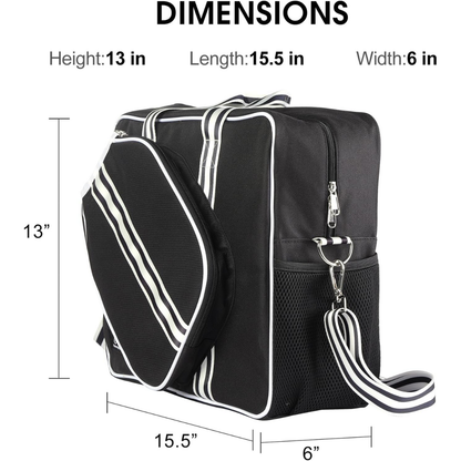 Pickleball Insulated Cooler Bag w/ Shoe Bag | Jungle Green | Fenewgaga