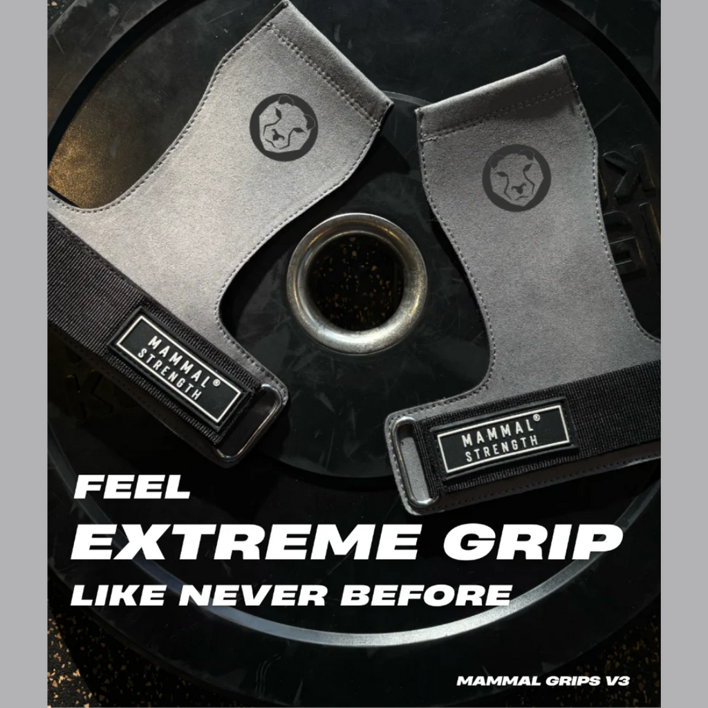 Mammal Strength V3 Gymnastic Hand Grips | Large | Weight Lifting Bar Grips