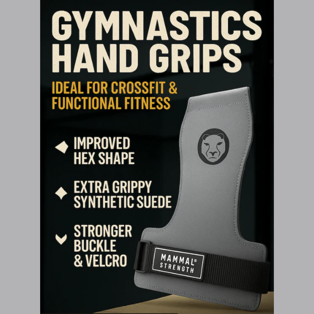 Mammal Strength V3 Gymnastic Hand Grips | Large | Weight Lifting Bar Grips