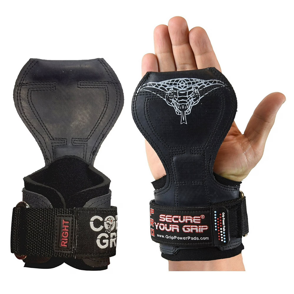 Grip Power Pads Cobra Grip Pro Skull Weight Lifting Gloves | One Size