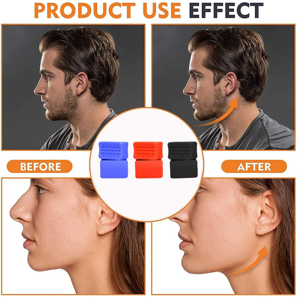 NAYCNYCON Jaw Excerciser | 3 Resistance Levels | Silicone