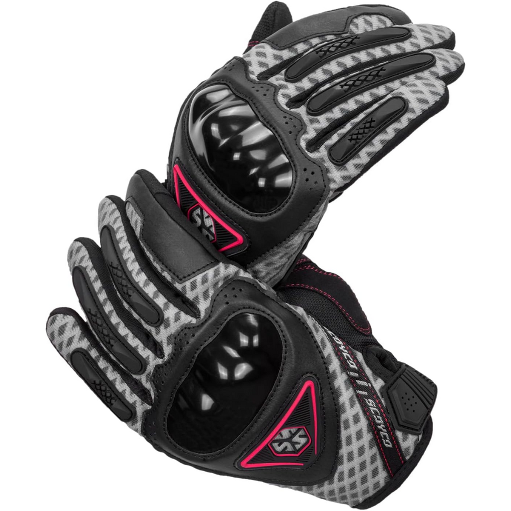 Scoyco Motorcycle Gloves | Size: 2XL | Red | Full Finger | Touch Screen Capable | BMX MX ATV MTB Cycling