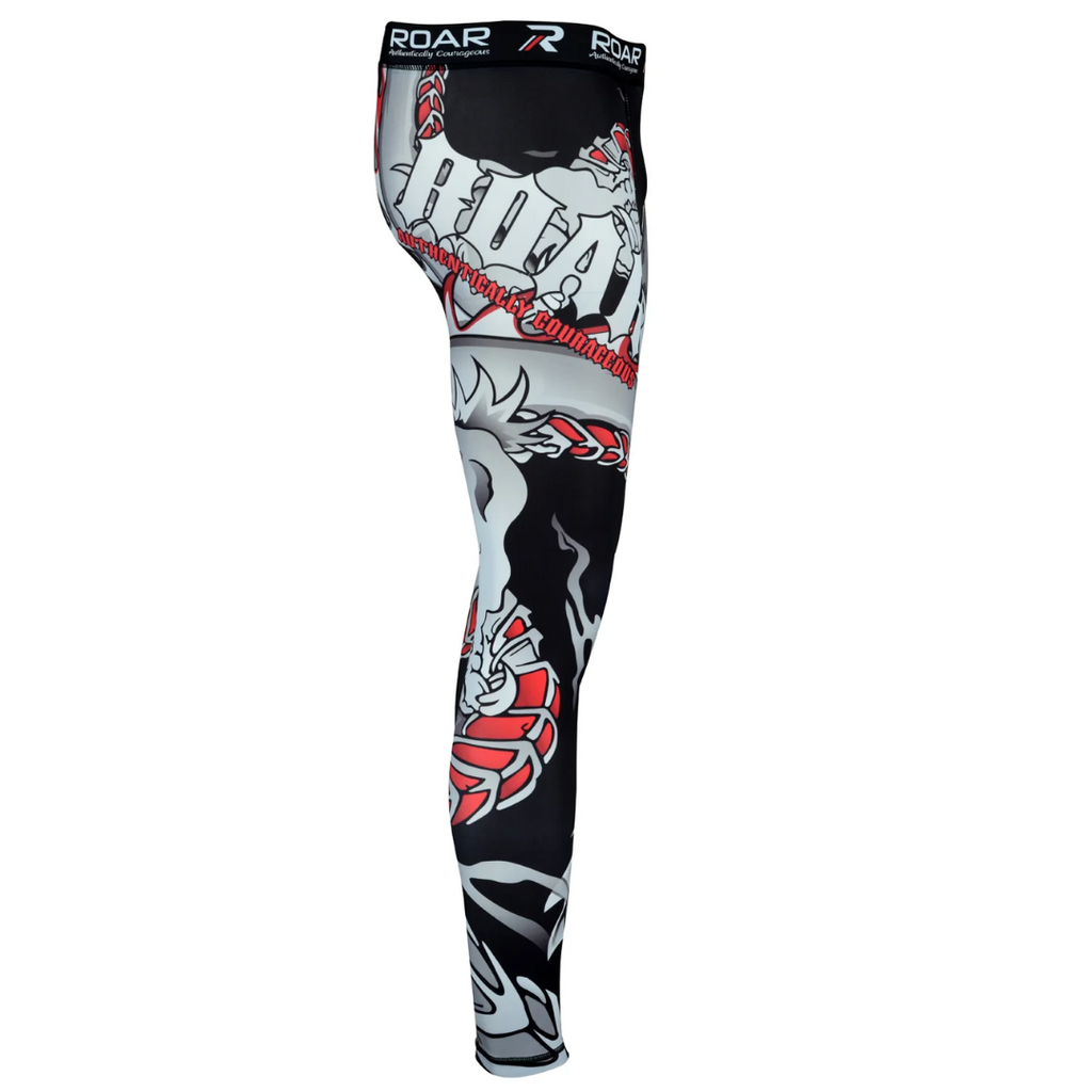 Roar Men's Legging Base Layer | Darken Red | X-Large