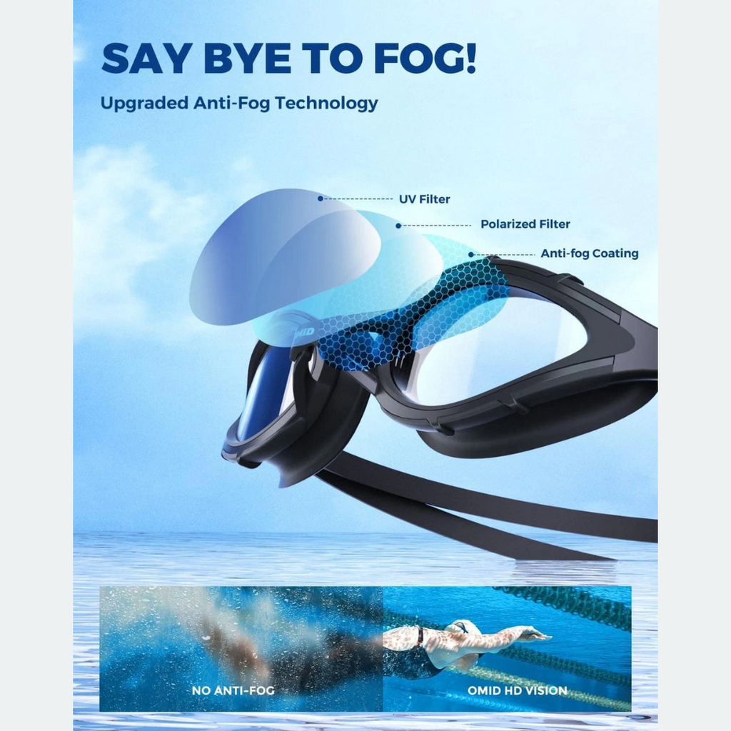 Omid Swimming Goggles | P1 Non-Polarized/Polarized | Adult