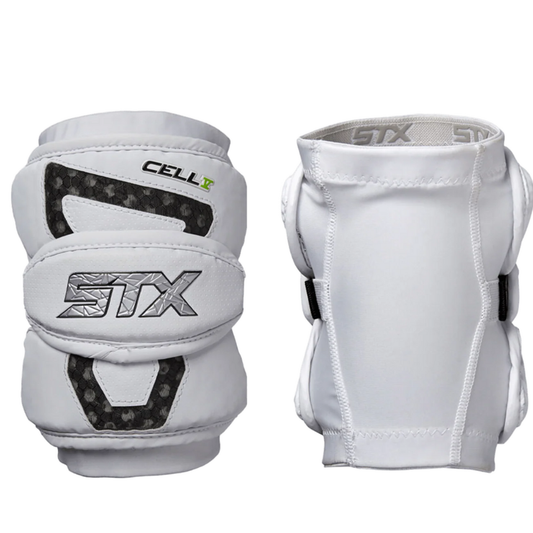 STX Cell V Lacrosse Arm Pads | XL | White