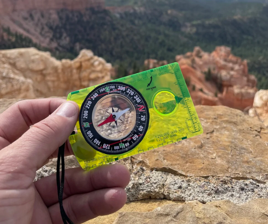 One Sabre Outdoos Navigation Compass - Yellow