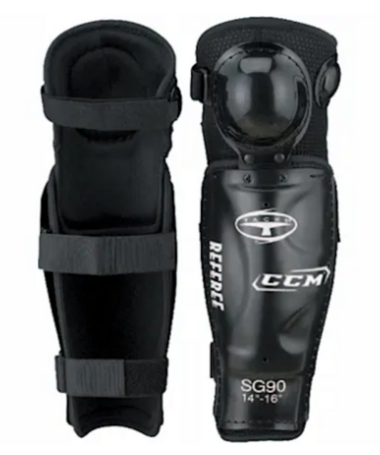 CCM Tacks 90 Referee Shin Guards - 14"-16"