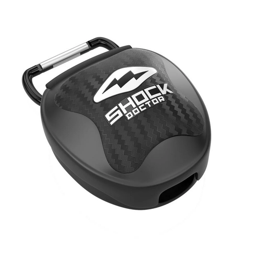Shock Doctor Chrome Black Mouthguard Case