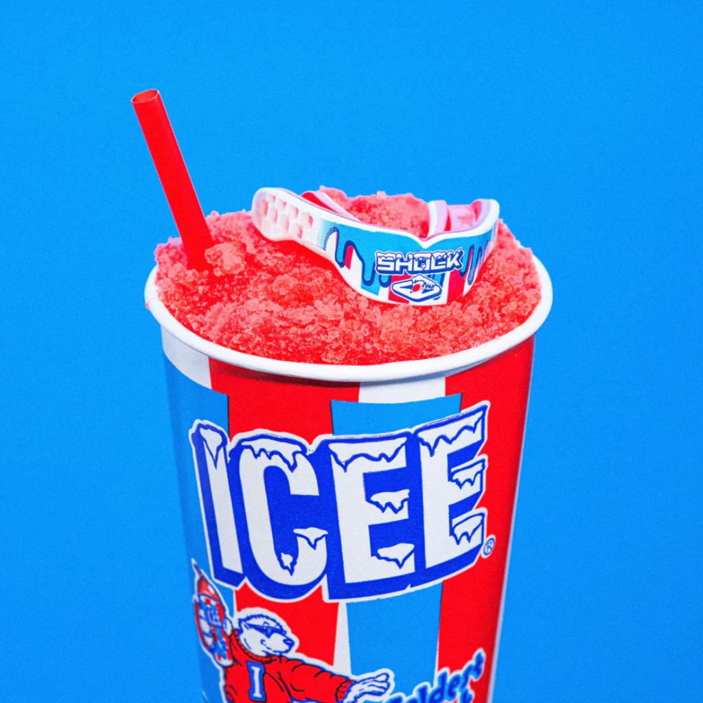 Shock Doctor ICEE Gel Max Power Flavor Fusion Mouthguard - Cherry - Adult (Age 11+)